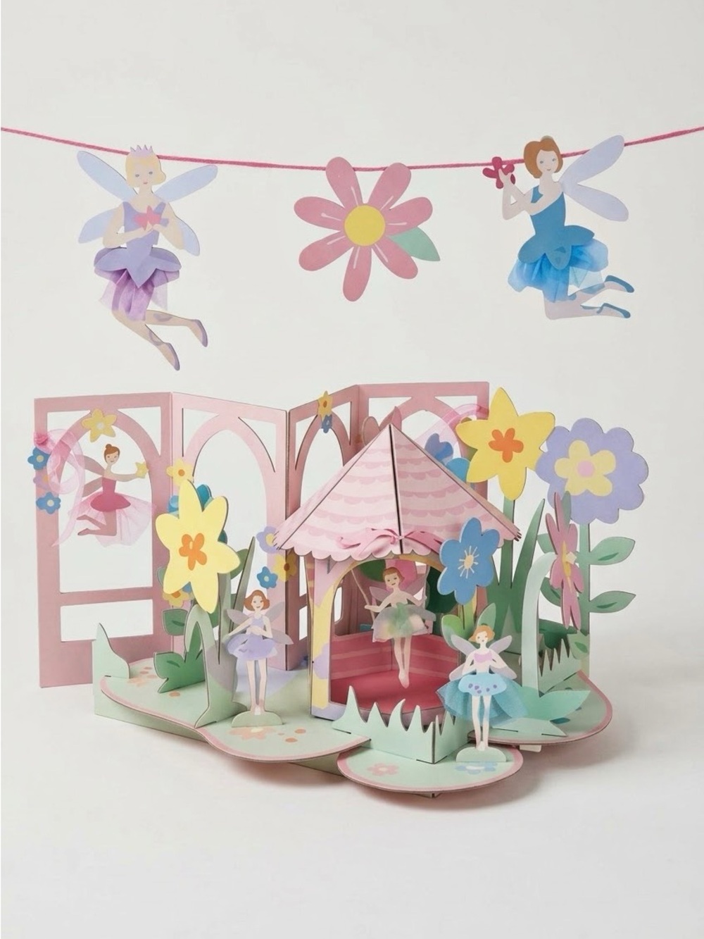 Meri Meri Fairy Wishes Centerpiece Fairy Party Garland 3D Birthday Decor Set VTG